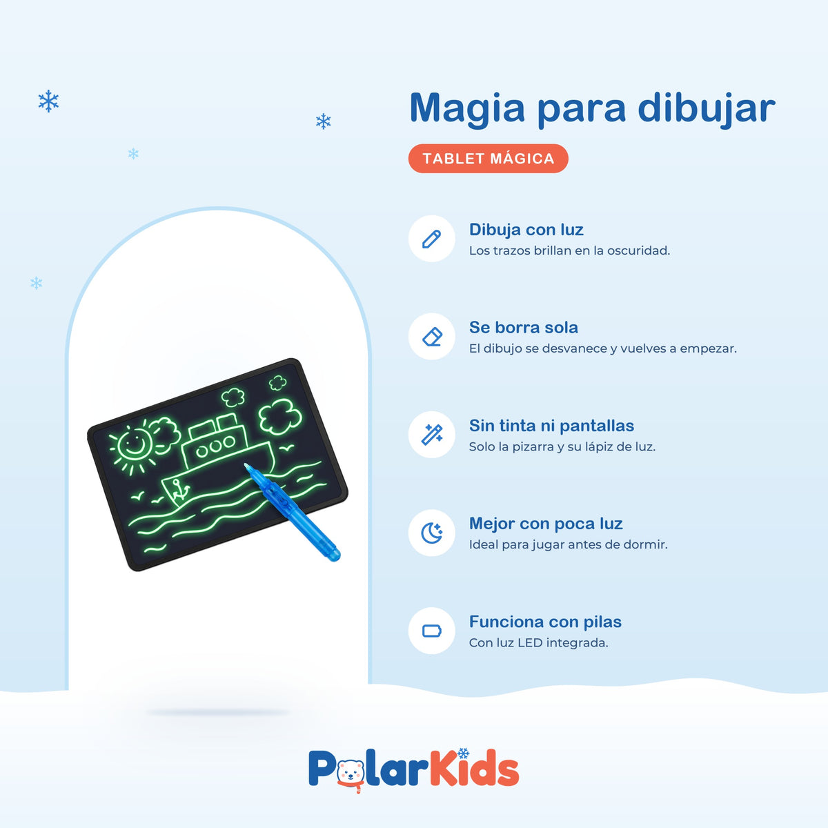 Tablet Mágica - Magic LED